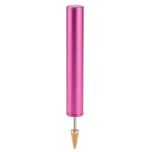 Zerodis DIY Lederhandwerkswerkzeug, Kupfer -Stiftkopfkanten -Farbstoff Applikator Roller, Hochglanzkantendruckwerkzeug für Lederprojekte (Rot) von Zerodis