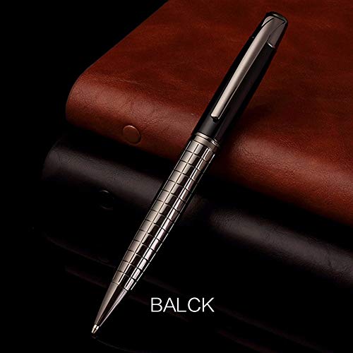 Zerodis Einziehbarer Metal -Kugelschreiber Schwarzer Tinte Medium 1,0 Mm Glattes Schreiben Eleganter Ball Point Stift für Schulgeschäftsbüro (Golden #43) von Zerodis