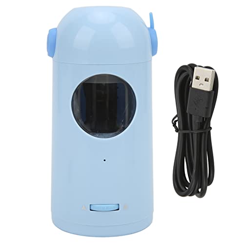 Zerodis Elektrischer Bleistiftspitzer, Vollautomatisch, 7–11,5 Mm, Einstellbare Dicke, Wiederaufladbarer 2000-mAh-Lithium-Akku, Kompatibel für den Einsatz Im Klassenzimmer, zu Hause (BLUE) von Zerodis