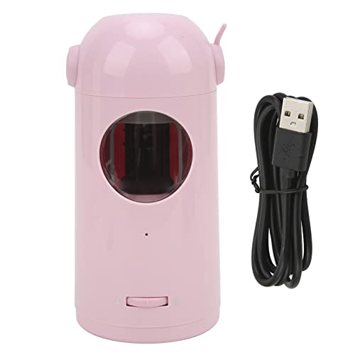 Zerodis Elektrischer Bleistiftspitzer, Vollautomatisch, 7–11,5 Mm, Einstellbare Dicke, Wiederaufladbarer 2000-mAh-Lithium-Akku, Kompatibel für den Einsatz Im Klassenzimmer, zu Hause (Rosenate) von Zerodis