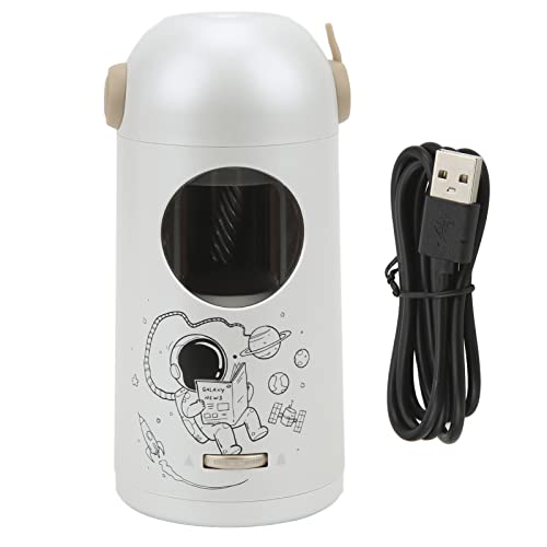 Zerodis Elektrischer Bleistiftspitzer, Vollautomatisch, 7–11,5 Mm, Einstellbare Dicke, Wiederaufladbarer 2000-mAh-Lithium-Akku, Kompatibel für den Einsatz Im Klassenzimmer, zu Hause (WHITE) von Zerodis