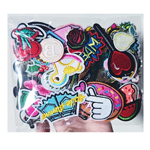 Zerodis Gestickte Patches 50 PCs Niedlicher Cartoon -Patch für Jackets Hut Hosen Dekoration, mit Nähen, Multi -Zweck für Kleidungsreparaturen und Modisches Dekor, Anwendbar für Jackets Hut Hosen Zerodis Gestickte Patches 50 PCs Niedlicher Cartoon -Patch für Jackets Hut Hosen Dekoration, mit Nähen, Multi -Zweck für Kleidungsreparaturen und Modisches Dekor, Anwendbar für Jackets Hut Hosen von Zerodis