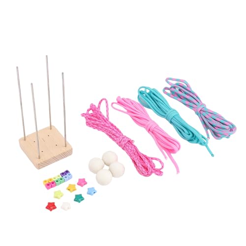 Zerodis Handwerkshandwerk Kit Paracord Jig Making Material Pack Paracord Ball Webkit mit Plastik Pentagramm Perlen Würfel Bunte Zerodis Handwerkshandwerk Kit Paracord Jig Making Material Pack Paracord Ball Webkit mit Plastik Pentagramm Perlen Würfel Bunte von Zerodis