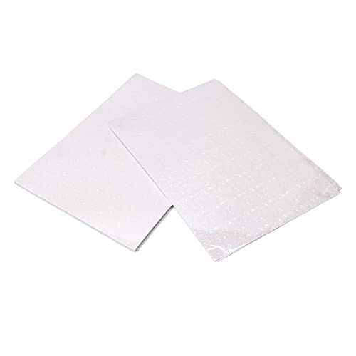 Zerodis Holographischer Kaltes Laminatblech Helles Muster für DIY -Abzeichen, A4 Wasserdichte Kratzfeste Kalte Laminierblätter für Grafische Framing (Typ 2) von Zerodis