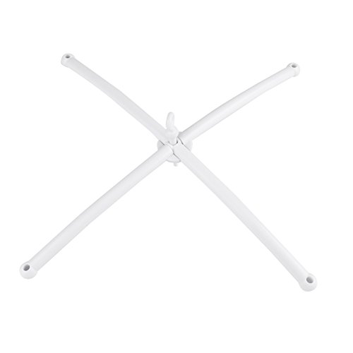 Zerodis Kinderbett Mobile Halter Arm Halterung für hängenden Spielzeug und Puppen Babybett Dekoration Weiß von Zerodis