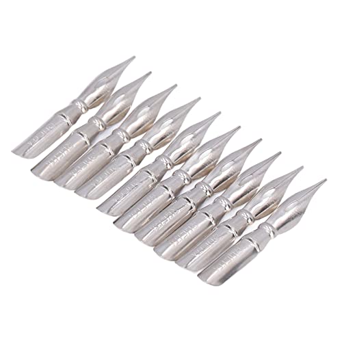 Zerodis Künstlerische Ausrüstung 10pcs Kalligraphie NIB Set Easy Installation Leichtes Design (B10*10) von Zerodis