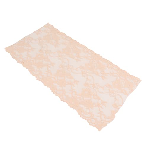 Zerodis Lace Design Einfacher Betrieb Als für Kleidungszubehör Spitze Stoff Nylon (Aprikosenfarbe) von Zerodis