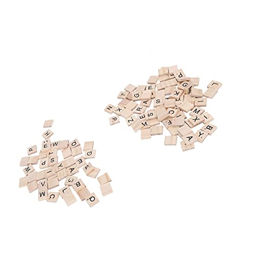 Zerodis Langlebige Holzsteilschreiberfliesen Klare Holzbriefschichten Anhänger für Handwerk, Bagelherstellung, 100 Holzstücke für Rechtschreibung und Verknüpfung von Spielen von und Kindern Zerodis Langlebige Holzsteilschreiberfliesen Klare Holzbriefschichten Anhänger für Handwerk, Bagelherstellung, 100 Holzstücke für Rechtschreibung und Verknüpfung von Spielen von und Kindern von Zerodis