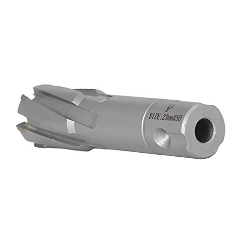 Zerodis Lochsägen -Carbid -Stahlplatten Kernbohrer mit 50 Mm Tiefenöffnung für Genaue Löcher in Aluminium-, Kupfer und Universalmetallen (23 mm) von Zerodis