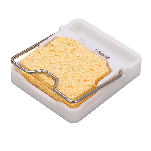 Zerodis Löten Eisenständer Halter Mini T-St-Ständer Zirkonia Keramik Schweißlötspitze Reiniger Elektrische Elektrikmatten-Stützbasis-Basisgeräte-Werkzeug mit Sponge Storage Box für Elektrische (WHITE) Zerodis Löten Eisenständer Halter Mini T-St-Ständer Zirkonia Keramik Schweißlötspitze Reiniger Elektrische Elektrikmatten-Stützbasis-Basisgeräte-Werkzeug mit Sponge Storage Box für Elektrische (WHITE) von Zerodis