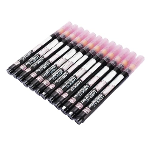Zerodis Malenwerkzeuge Dual Tipp Paint Pen Glitzer Modell Malartikel Multipurpose Zeichnungsstift mit Glatterer Tinten -Ergonomie Design für Kunsthandwerk 12 Pack Metallic Marker Metallic von Zerodis