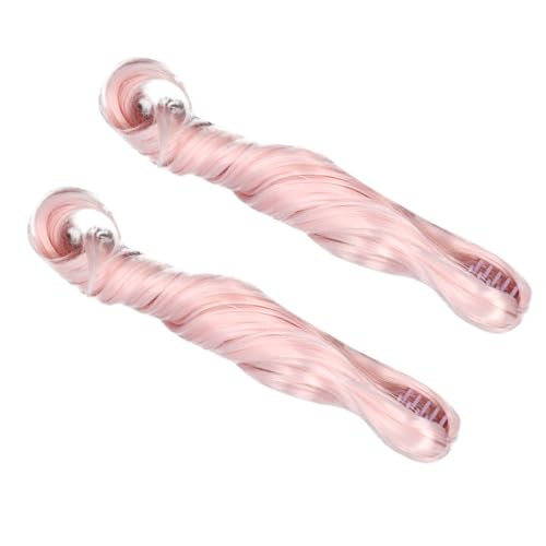 Zerodis Puppenhaarperücken, Weiche Seidenpuppen Haare mit Römischem Lockigem Design, Multifunktionale Puppen -Curls -Perücke für Zuhause, Schlafsaal, Handcraft (#1) von Zerodis