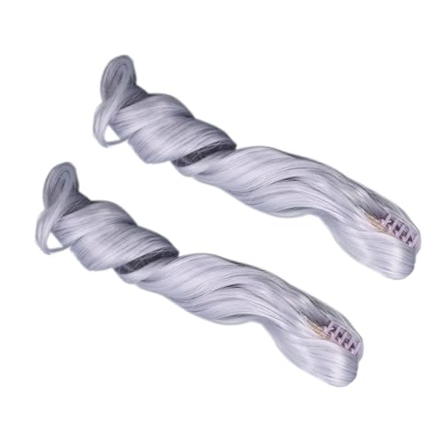 Zerodis Puppenhaarperücken, Weiche Seidenpuppen Haare mit Römischem Lockigem Design, Multifunktionale Puppen -Curls -Perücke für Zuhause, Schlafsaal, Handcraft (#3) von Zerodis