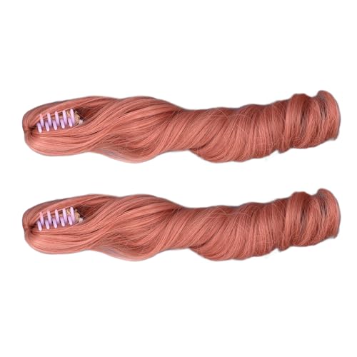 Zerodis Puppenhaarperücken, Weiche Seidenpuppen Haare mit Römischem Lockigem Design, Multifunktionale Puppen -Curls -Perücke für Zuhause, Schlafsaal, Handcraft (#4) von Zerodis