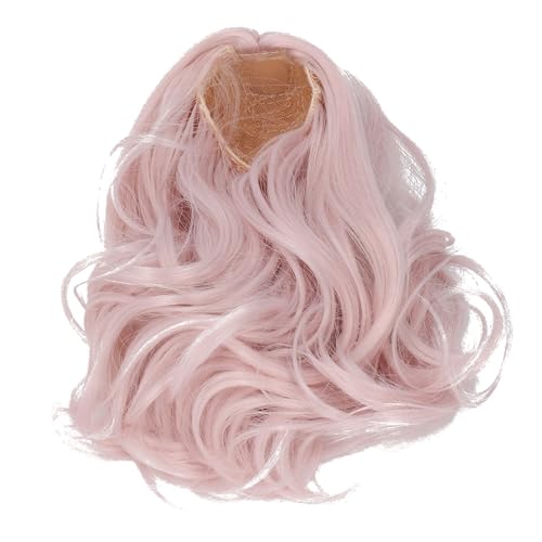 Zerodis Puppenperücke, Luxuriöse Weichheit, Lebensechte Lockige Puppenperücke für 1/6 -Kugelgelenkpuppe, Helle Farbe und Optimale Locken, Komfortables Gefühl, Stilvolle Perücke, Vielseitiges Styling von Zerodis