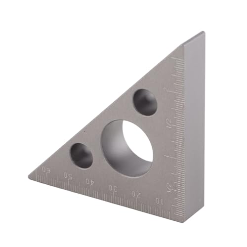 Zerodis Rechtswinkel -Messurlaub, 90 Grad Mattes Aluminiumlegiermini -MINI -Rechten Lineal 45 ° Rechtswinkelmarkierungslokator Holzbearbeitungswerkzeug für Ingenieure und Tischler Zerodis Rechtswinkel -Messurlaub, 90 Grad Mattes Aluminiumlegiermini -MINI -Rechten Lineal 45 ° Rechtswinkelmarkierungslokator Holzbearbeitungswerkzeug für Ingenieure und Tischler von Zerodis