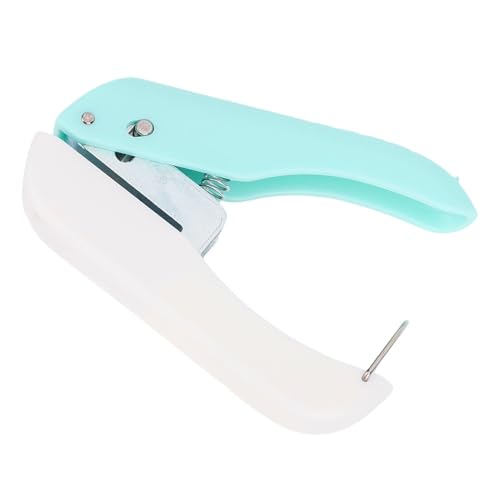 Zerodis Schullieferungen Tragbare Handheld Single -Loch -Puncher mit Sammelschachtel und Lock Office Supplies für Bastelpapier Tags Ticketschatzbuch Rhombus Loch Rhombus Punch von Zerodis