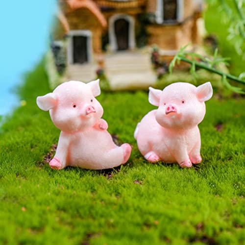 Zerodis Schweinefleisch -Schweinefleischabdeckung Capcake -Dekorationen von 8 Bis zu Einem Rosa Tee Tee Rosa Orna (Nr. 1-8) von Zerodis