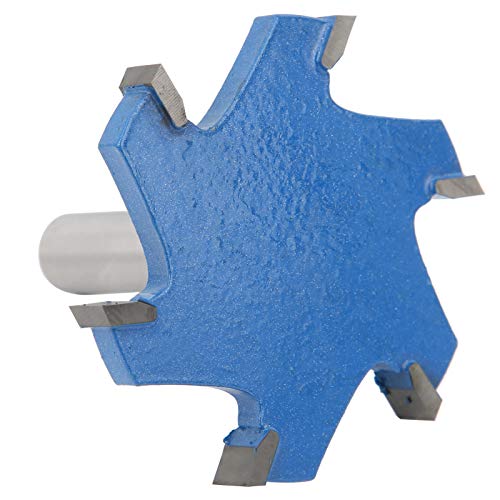 Zerodis Slotting -Router -Bit, 6 Zähne T Geformte Mahlen Cutter Holzbearbeitungs Router Bit Werkzeug, Glatt Material für Holzbearbeitung 65 X 10 Mm, Robust und Vielseitig mit Einzigartigem Design von Zerodis