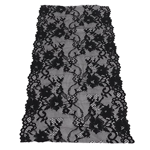 Zerodis Spitzenklebeband Gute Elastizität Einfacher Betrieb für Nylon -Kleidungszubehör (BLACK) von Zerodis