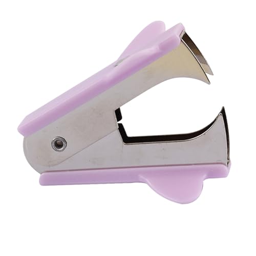 Zerodis Staples Remover Effiziente Tragbares Ergonomisches Design für Büro -Fachmedizin Metall Entfernen (PURPLE) von Zerodis