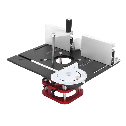 Zerodis Universal Router Tischbasis Aluminiumlegierung mit Manuellem Hebdedesign, Metallkonstruktion, Einfache Installation für Holzbearbeitungsmaschinen Kantenschneider, Motordurchmesser 64-66 Mm Zerodis Universal Router Tischbasis Aluminiumlegierung mit Manuellem Hebdedesign, Metallkonstruktion, Einfache Installation für Holzbearbeitungsmaschinen Kantenschneider, Motordurchmesser 64-66 Mm von Zerodis