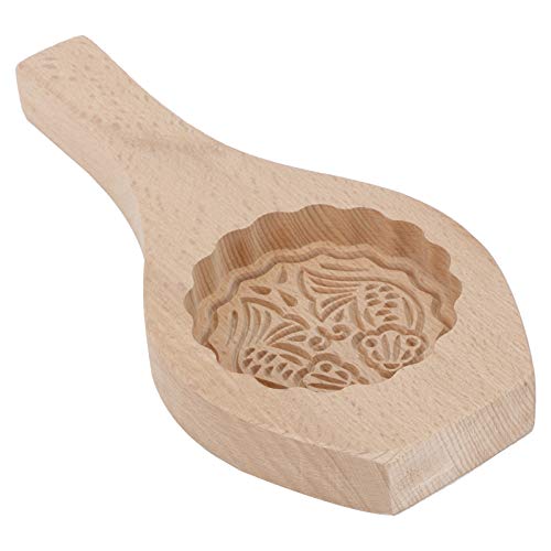 Zerodis Wood Mooncake -Schimmel, Fisch Rund um Pfirsich Mondlicht Karussell, DIY -Kuchen Backwerkzeuge für Seife, Süßigkeiten, Muffins, Schokolade, Chinesische Festivals, Geschenke ohne (#5) von Zerodis