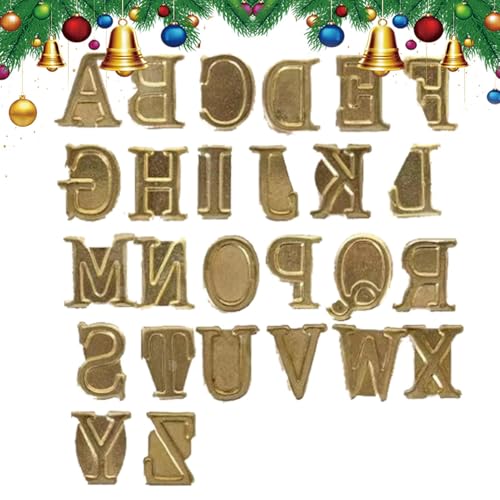 Alphabet Stempel Set - Langlebige Brandmalerei Tipps, Buchstabenstempel Gravur | Vielseitiges Holzbrennset Hitzebeständige Bastelstempel Scu Kopf Werkzeuge von Zestivra