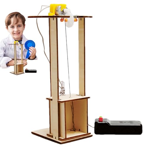 Aufzugswissenschaftsprojekte, Holzbausätze für elektrische Aufzugsaufzüge - Vorbauprojekte für Kinderaufzüge aus Holz | Kinder-Wissenschafts-Sets, Aufzugsspielzeug, Aufzugswissenschaftsprojekte, Holzbausätze für elektrische Aufzugsaufzüge - Vorbauprojekte für Kinderaufzüge aus Holz | Kinder-Wissenschafts-Sets, Aufzugsspielzeug, von Zestivra