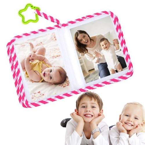 BabyFabric Fotoalbum, Giraffe Design, Geschenk-Set für Babyparty, ungiftiges und kaubares Material für Babys, für mehrere Fotos, Familie, Freunde und wertvolle Erinnerungen, ein wertvolles Geschenk von Zestivra