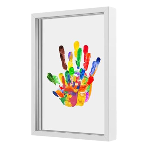 Familien-Handabdruck-Souvenir-Set – handbedrucktes Bastelset mit Holzrahmen | transparente Blätter für die Sicherheit der Eltern, Erinnerungsgeschenk, Kunst Familien-Handabdruck-Souvenir-Set – handbedrucktes Bastelset mit Holzrahmen | transparente Blätter für die Sicherheit der Eltern, Erinnerungsgeschenk, Kunst von Zestivra