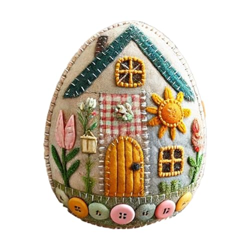 Filz Ei Kit – -Bastelset, Hühnerhaus-Handwerk, Spring Festival Ovum Crafting Supplies, Chick House Craft Set mit Materialpaket und Anleitung Filz Ei Kit – -Bastelset, Hühnerhaus-Handwerk, Spring Festival Ovum Crafting Supplies, Chick House Craft Set mit Materialpaket und Anleitung von Zestivra