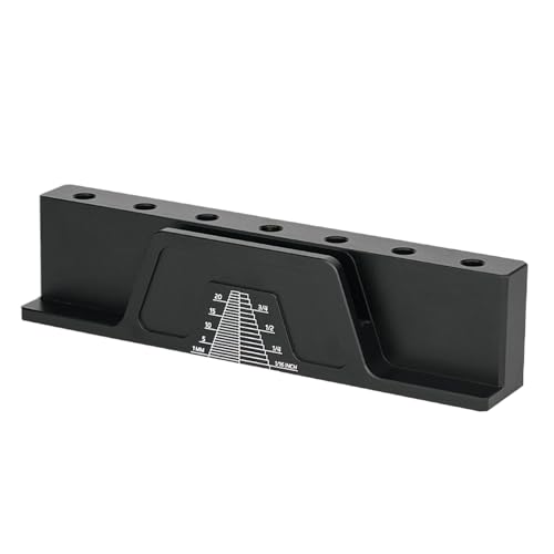Frässtrichhalter – 6,35 mm magnetisches Lagerregal | Kompakte Basis aus Aluminiumlegierung mit 7-Loch-Design, stabile Stabilität zum Organisieren von Alesus, Router-Bits, Frässtrichhalter – 6,35 mm magnetisches Lagerregal | Kompakte Basis aus Aluminiumlegierung mit 7-Loch-Design, stabile Stabilität zum Organisieren von Alesus, Router-Bits, von Zestivra