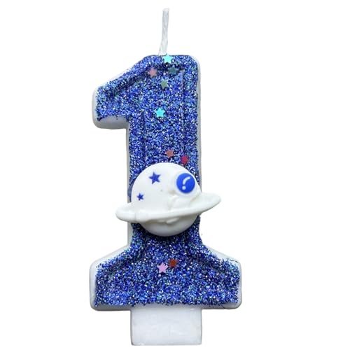 Geburtstagskerzen - Kuchenkerzen, blaue Kuchenzahlen Kerzen | Neuheit Decor Wiedervereinigungen Themenpartyzubehör, Space Planet Dekorationen süßer Geburtstagstorte Topper für Freunde Family Party Fei Geburtstagskerzen - Kuchenkerzen, blaue Kuchenzahlen Kerzen | Neuheit Decor Wiedervereinigungen Themenpartyzubehör, Space Planet Dekorationen süßer Geburtstagstorte Topper für Freunde Family Party Fei von Zestivra
