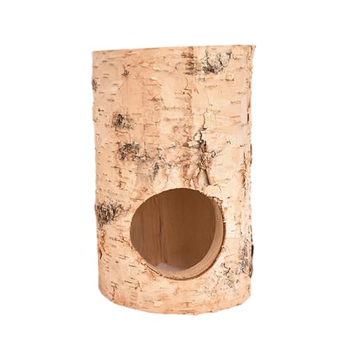 Hamstertunnel - Holz Hamster -Tunnel | Hamsterbaumloch, Tunnel Hamster Spielzeug Hamster | Langlebiger Haustiertunnel, Anreicherungsspielzeug für Rennmäuse Mäuse Hamster Käfig Exploratio von Zestivra