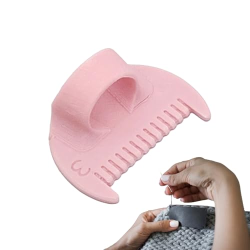 Handnähtwerkzeug - Fingervorlagenmessgerät, Daumennadelschutz | Präziser Stichabstich -Naht -Platzierungshandbuch Nähwerkswerkzeug Mit Ergonomischem Design Für Stoffkunst Und Quilthandwerk von Zestivra