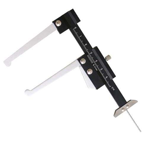 Metrisches Messen – 0 – 60 mm Mikrometer Scheibenbremsrotor, manuelles Tiefenmesslineal | schnelles, verdicktes Reifenband, Tiefenmesser mit Aluminium-Stahlkörper Metrisches Messen – 0 – 60 mm Mikrometer Scheibenbremsrotor, manuelles Tiefenmesslineal | schnelles, verdicktes Reifenband, Tiefenmesser mit Aluminium-Stahlkörper von Zestivra