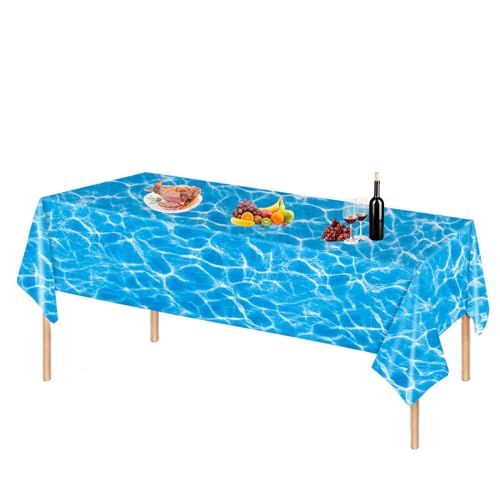 Ozeanische Tischabdeckung, Tischdeko, Unterwasserparty | Geburtstagsparty-Zubehör für und Mädchen, wasserdicht und gerettet Ozeanische Tischabdeckung, Tischdeko, Unterwasserparty | Geburtstagsparty-Zubehör für und Mädchen, wasserdicht und gerettet von Zestivra