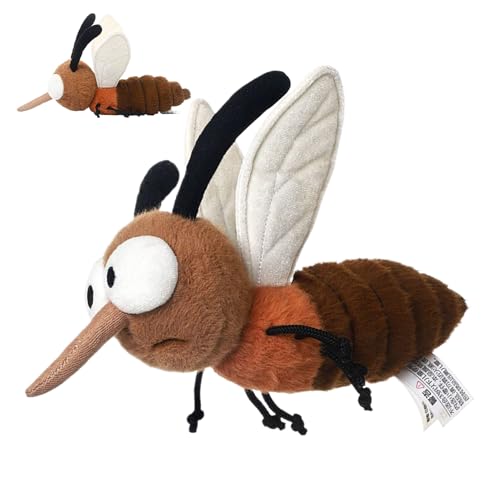 Plüsch-Insekt – Niedliche Fliege, gemütliches Käferkissen | Hochwertiger, weicher Stoff, liebenswerter Cartoon-Stil mit bequemer Polsterung für Kinder, Erwachsene, Jugendliche, Eltern, Geschwister, Fr Plüsch-Insekt – Niedliche Fliege, gemütliches Käferkissen | Hochwertiger, weicher Stoff, liebenswerter Cartoon-Stil mit bequemer Polsterung für Kinder, Erwachsene, Jugendliche, Eltern, Geschwister, Fr von Zestivra