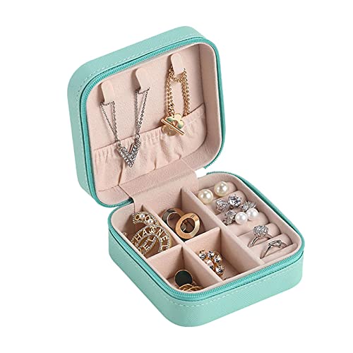 Reise-Schmuckschatulle – Schmucketui für Reisen, Schmuckorganizer, kleine Schmuckschatulle für Frauen und Mädchen, Schmuckreiseetui, einfache tragbare Schmuckschatulle, koreanische Version von Reise-Schmuckschatulle – Schmucketui für Reisen, Schmuckorganizer, kleine Schmuckschatulle für Frauen und Mädchen, Schmuckreiseetui, einfache tragbare Schmuckschatulle, koreanische Version von von Zestivra