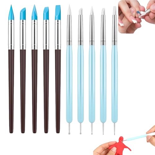 Schnitzstift-Set – Spitzenwerkzeuge aus Silikon, Modelliermasse, Schnitzpunktbürsten-Set | Paint Craft bietet Handwerksprojekte, Bastelzubehör Schnitzstift-Set – Spitzenwerkzeuge aus Silikon, Modelliermasse, Schnitzpunktbürsten-Set | Paint Craft bietet Handwerksprojekte, Bastelzubehör von Zestivra