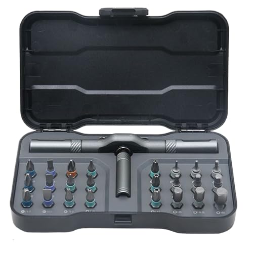 Schraubendreher-Set – Wartungswerkzeug-Set, Bohrer-Bit, Organizer für Bit-Einheit, magnetisch, Sortiment aus gehärtetem Stahl, praktische Reparaturausrüstung, kompakte Aufbewahrung für Schraubendreher-Set – Wartungswerkzeug-Set, Bohrer-Bit, Organizer für Bit-Einheit, magnetisch, Sortiment aus gehärtetem Stahl, praktische Reparaturausrüstung, kompakte Aufbewahrung für von Zestivra