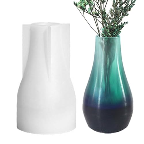Silikonharz-Vasenhalter-Form – Epoxidharz-Gusswerkzeug, transparente, flexible Formform, wiederverwendbare Bastelform für Kerzenhalter, Blumentopf, Beton, Vase, Kunstdekor, Projekte, Skulpturen Silikonharz-Vasenhalter-Form – Epoxidharz-Gusswerkzeug, transparente, flexible Formform, wiederverwendbare Bastelform für Kerzenhalter, Blumentopf, Beton, Vase, Kunstdekor, Projekte, Skulpturen von Zestivra