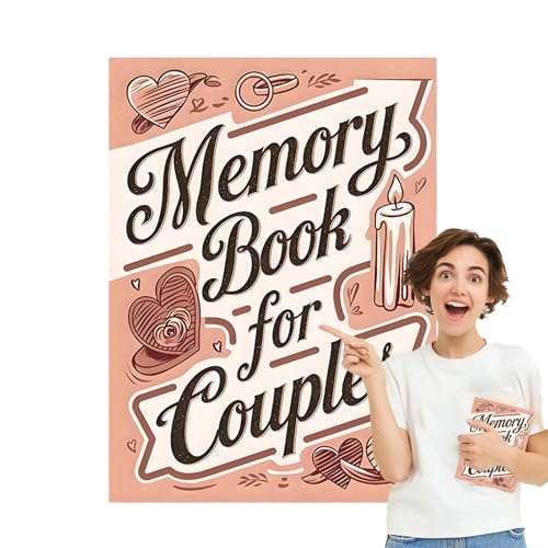 Zestivra Erinnerungsbuch für Paare, Fotoalbum, 58 Seiten – Abenteuerbuch für Reisen, Hochzeiten und Flitterwochen Zestivra Erinnerungsbuch für Paare, Fotoalbum, 58 Seiten – Abenteuerbuch für Reisen, Hochzeiten und Flitterwochen von Zestivra