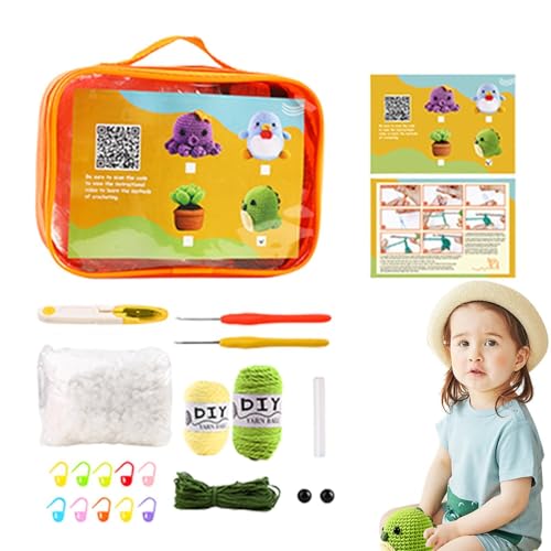 Zestivra Kug Kug Kug Kithing Kithing Kit für Erwachsene für Anfänger Häkelset KAG KAG KIT von Zestivra