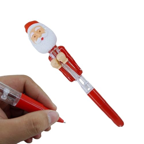 Zestivra Kugelschreiber,Box Action Weihnachtsmann Kugelschreiber | Gel Tinte Schreibgerät mit Licht Niedliches Spielzeug für Journaling Schreibtisch Urlaub Studentenbüro Schule Lehrer Männer Frauen Zestivra Kugelschreiber,Box Action Weihnachtsmann Kugelschreiber | Gel Tinte Schreibgerät mit Licht Niedliches Spielzeug für Journaling Schreibtisch Urlaub Studentenbüro Schule Lehrer Männer Frauen von Zestivra