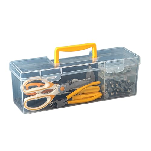 Zestivra Organizer für kleine Werkzeugkästen, Werkzeugkästen | Transparentes Gehäuse mit Fächern für Muttern, Bolzen, Elektronik, Werkzeuge, mechanische Zange, Schlüssel Zestivra Organizer für kleine Werkzeugkästen, Werkzeugkästen | Transparentes Gehäuse mit Fächern für Muttern, Bolzen, Elektronik, Werkzeuge, mechanische Zange, Schlüssel von Zestivra