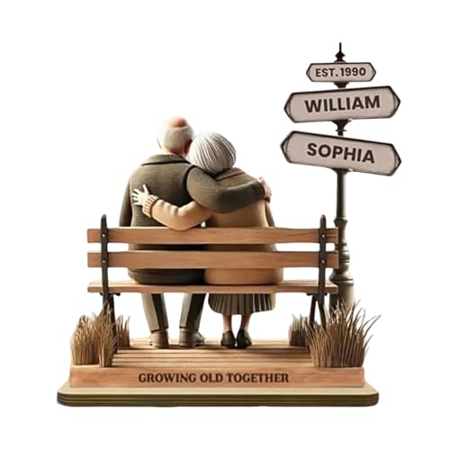 Zestivra Pärchenfigur Tischdekoration | Holzpaar Modell Tischdeko - Dekorative Schreibtisch-Holzfiguren für Freundin, Freund, Ehemann, Vater, Mutter Zestivra Pärchenfigur Tischdekoration | Holzpaar Modell Tischdeko - Dekorative Schreibtisch-Holzfiguren für Freundin, Freund, Ehemann, Vater, Mutter von Zestivra