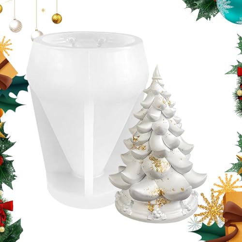 Zestivra Silikonform für Weihnachtsbaum, Silikonform mit Baum, Antihaft-Silikonform für Weihnachtsbaumkerzen, Gießharz, Weihnachtsschmuck Zestivra Silikonform für Weihnachtsbaum, Silikonform mit Baum, Antihaft-Silikonform für Weihnachtsbaumkerzen, Gießharz, Weihnachtsschmuck von Zestivra