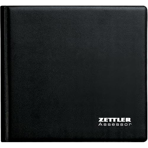 Zettler Wochenbuch Assessor 1W/2S Mappe 2026 – Buchkalender 16 × 15 cm, 1 Woche auf 2 Seiten, Kunststoffmappe mit Notizblock, FSC-zertifiziert von Zettler